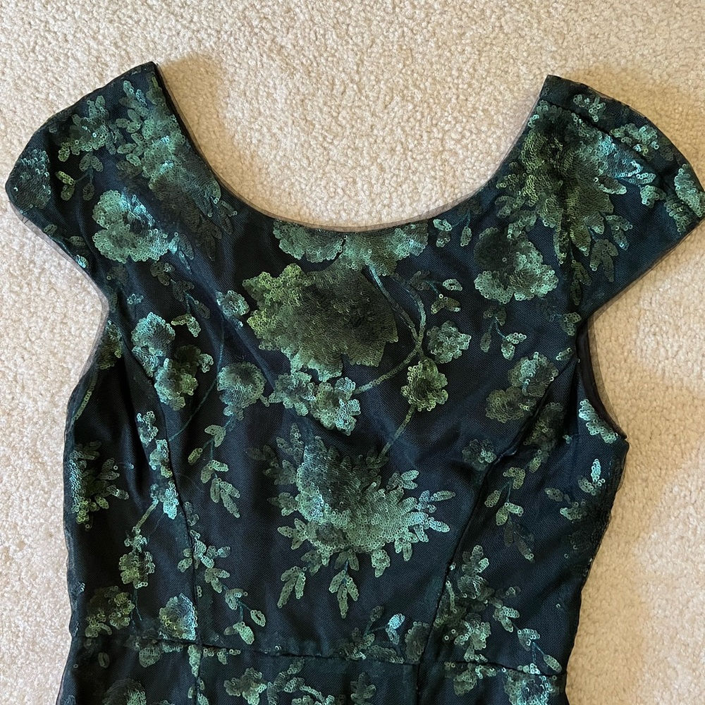 Antonio Melani green sequin dress